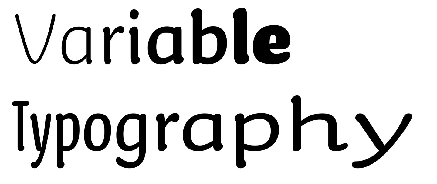 Variable typography